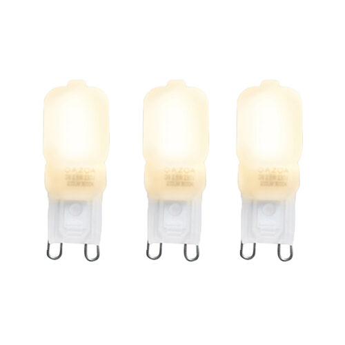 3 db-os G9 LED izzó készlet CUTE PC 2W 200lm 2700K
