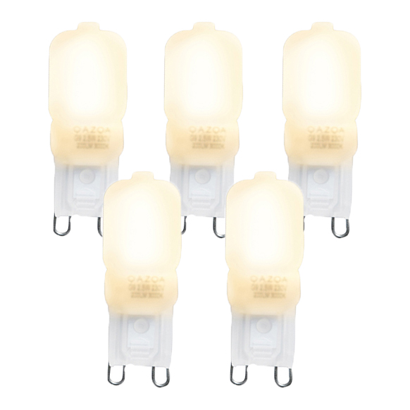 5 db G9 LED izzó készlet CUTE PC 2W 200lm 2700K