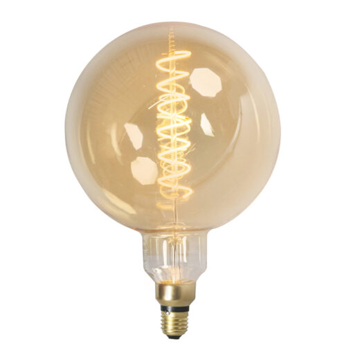 E27 szabályozható LED izzó spirális izzószál G200 3W 200lm 2100K