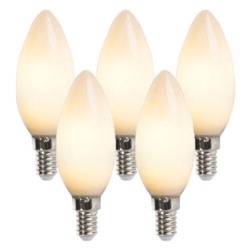 5 db E14 LED gyertyalámpa B35 2W 180lm 2350K szett