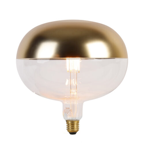 E27 szabályozható LED izzó tükör arany 6W 360lm 1800K