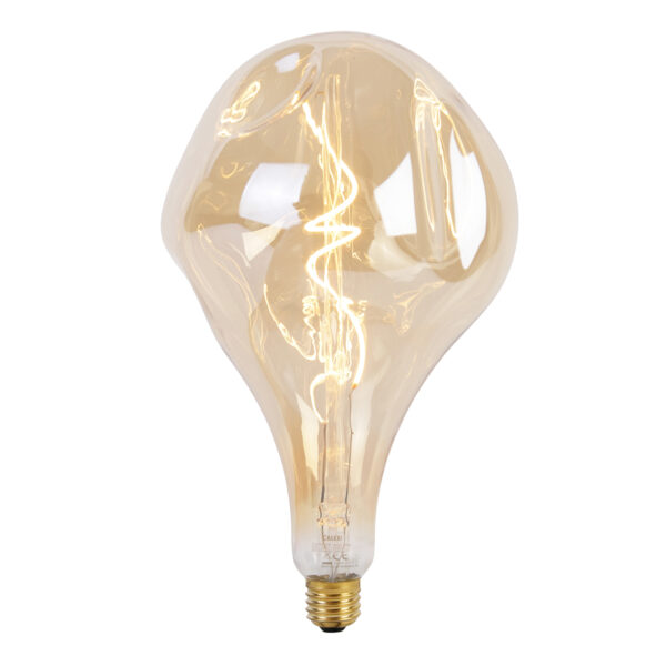 E27 szabályozható LED izzó PS160 arany 6W 340lm 1800K