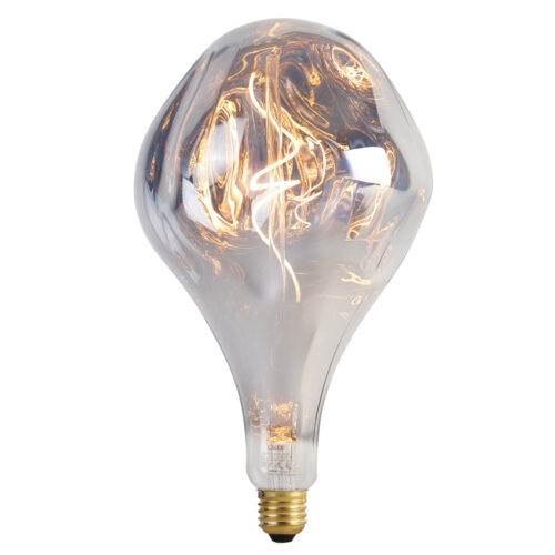 E27 szabályozható LED izzó A165 ezüst 6W 160lm 1800K