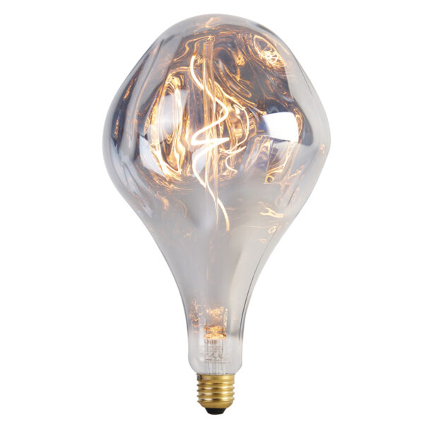 E27 szabályozható LED izzó A165 ezüst 6W 160lm 1800K
