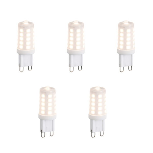5 db G9 dimmelhető LED izzó