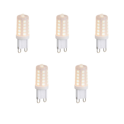 5 db dimmelhető G9 LED izzó opál üveg 1