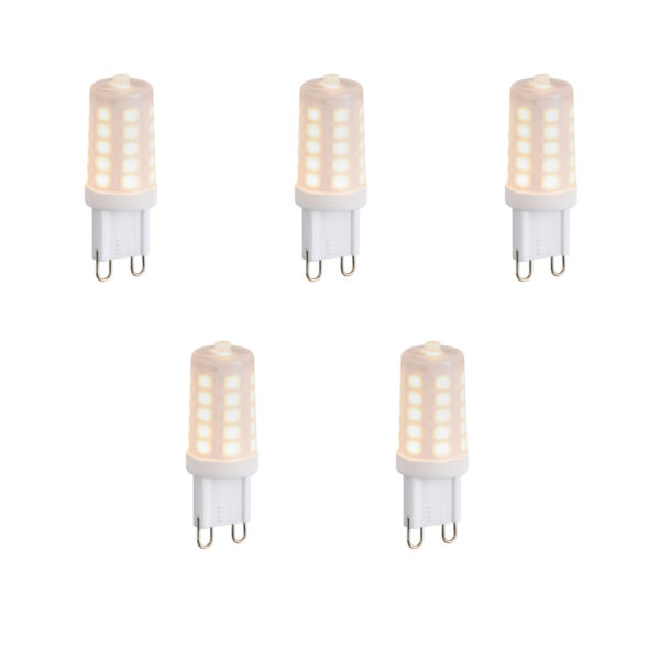 5 db dimmelhető G9 LED izzó opál üveg 1