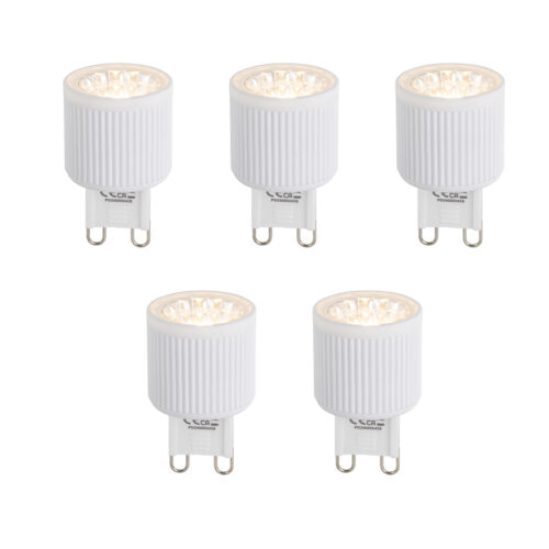 5 db G9 20 mm 3 fokozatú dimmelhető LED izzó szett 3W 300 lm 2700K