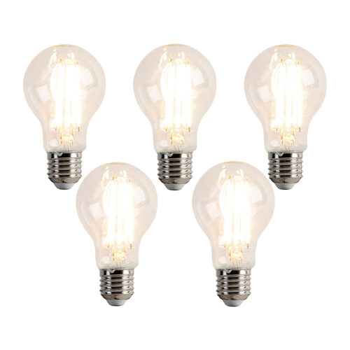 5 darabos E27-es dimmelhető LED izzókészlet A60 7W 780 lm 2700K