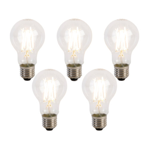 5 darabos készlet E27 3 lépésben dimmelhető LED izzók A60 5W 700 lm 2700K