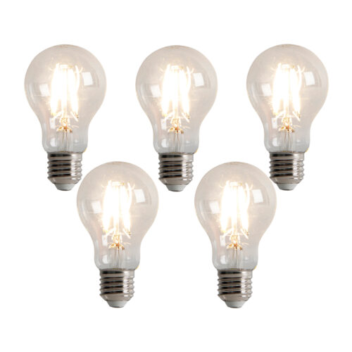5 db E27 3 fokozatú dimmelhető LED izzó A60 5W 500lm 2700K szett