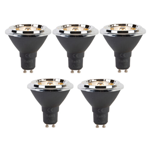 5 db GU10 dimmelhető LED izzó AR70 6W 450lm 2700K szett