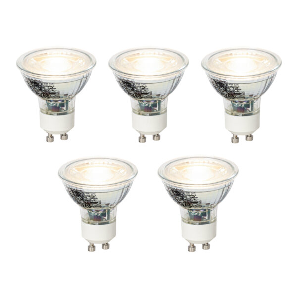 5 db GU10 dimmelhető LED izzó szett 4W 310lm 3000K