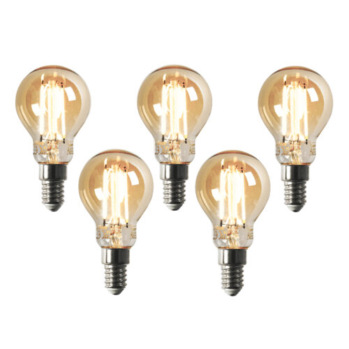5 db Smart E14 szabályozható Kelvin LED lámpában P45 goldline 4