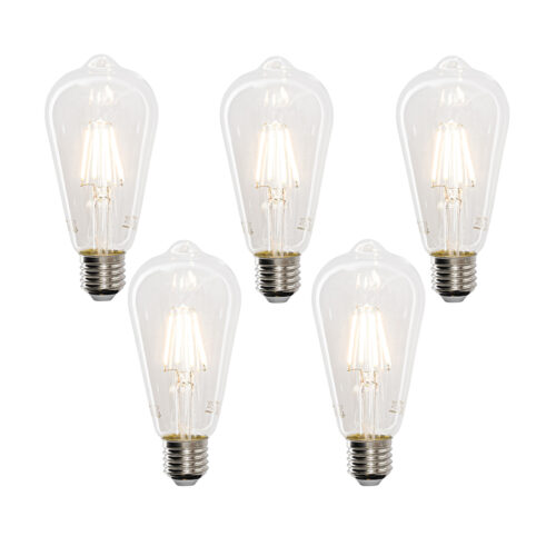 5 darabos Smart E27 LED izzó készlet ST64 4.5W 470 lm 1800-4000K