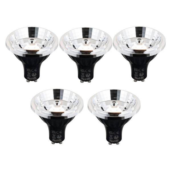 5 db Okos GU10 dimmelhető LED izzó AR70 6W 500lm 2200-6500K