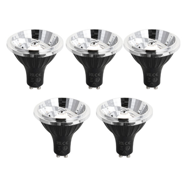 5 darabos GU10 3 lépésben dimmelhető LED izzó készlet 70mm 6.5W 600LM 4000K
