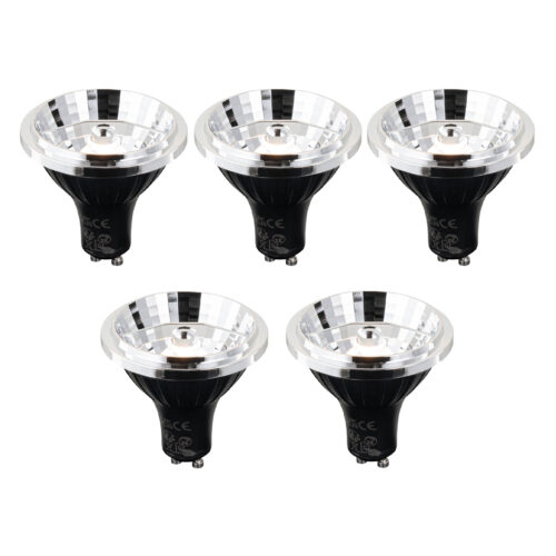 5 darabos GU10 3 lépésben dimmelhető Kelvin LED izzókészlet 70mm 6W 500 lm 2200 - 3600K
