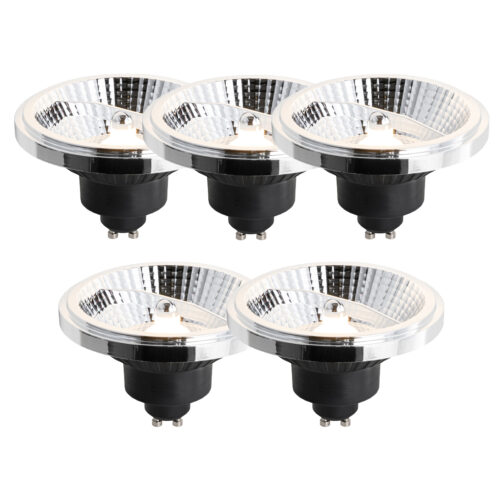 5 darabos GU10 3 lépésben dimmelhető LED izzó készlet 111mm 10.5W 770lm 2700K