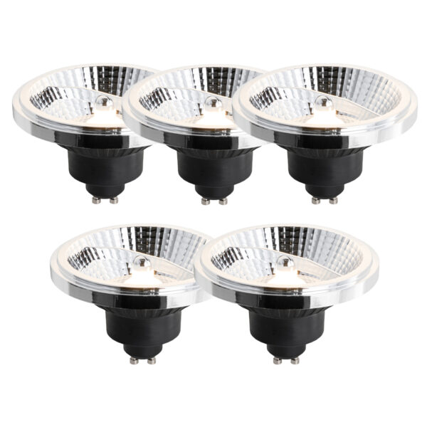 5 darabos GU10 3 lépésben dimmelhető LED izzó készlet 111mm 10.5W 770lm 2700K