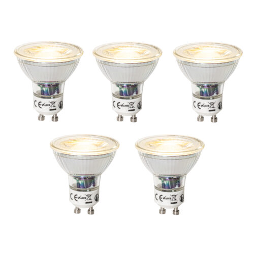 5 darabos GU10 dimmelhető LED izzó készlet 7W 600 lm 2700K