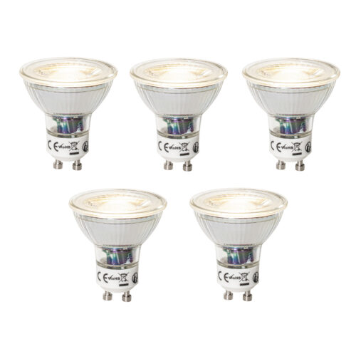 5 darabos GU10 3 lépésben dimmelhető LED izzókészlet 7W 600 lm 4000K