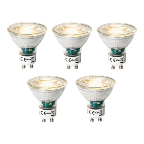5 darabos GU10 3 lépésben dimmelhető LED izzó készlet 7W 600 lm 2700K