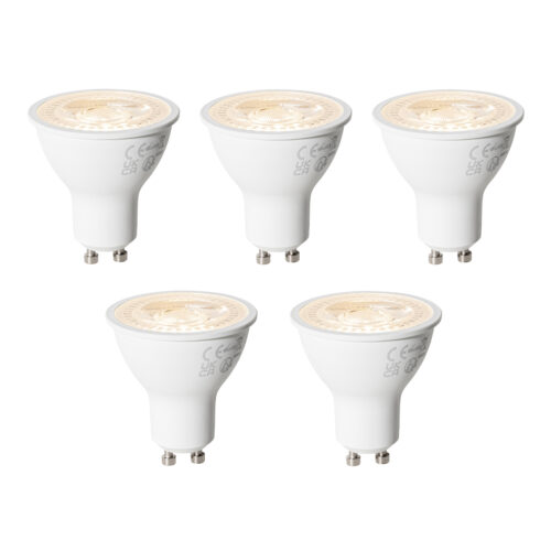 5 darabos GU10 dimmelhető LED izzó készlet 7W 430 lm 2700K