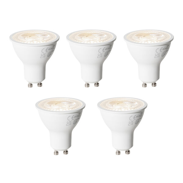 5 darabos GU10 dimmelhető LED izzókészlet 6W 450 lm 3000K
