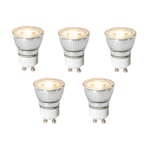 5 darabos GU10 3 lépésben dimmelhető LED izzókészlet 35 mm 4W 220 lm 3000K