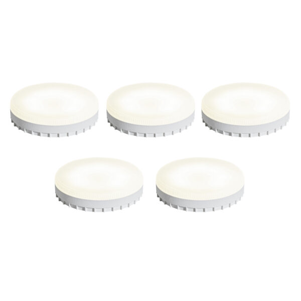 5 darabos GX53 Dim to Warm LED izzókészlet 7W 750 lm 2700K-4000K