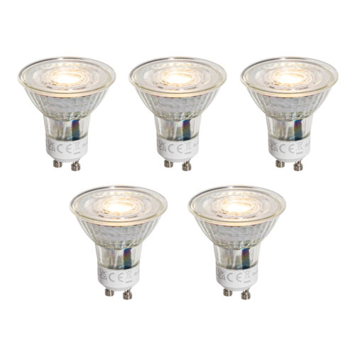5 darabos GU10 50mm-es dimmelhető LED izzókészlet