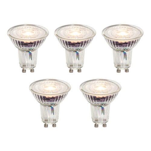 5 darabos GU10 50 mm-es dimmelhető LED izzókészlet