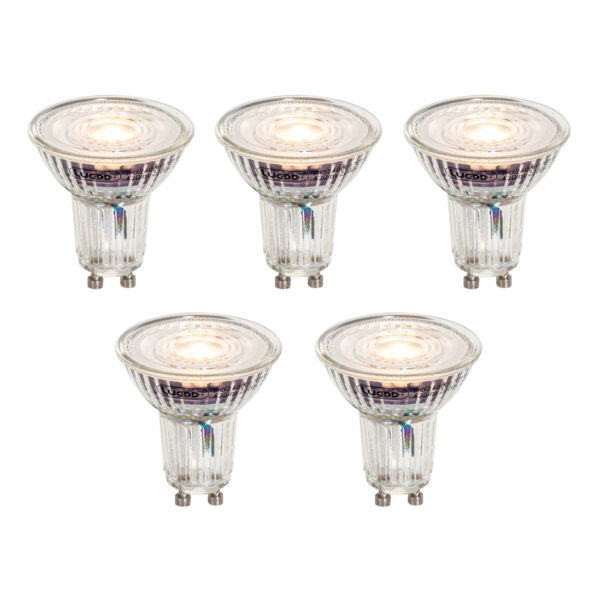 5 darabos GU10 50 mm-es dimmelhető LED izzókészlet