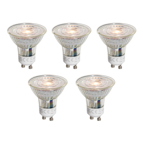 5 darabos GU10 50 mm-es LED izzókészlet
