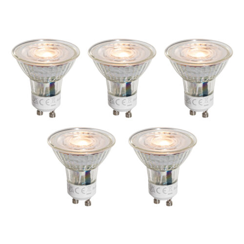 5 darabos GU10 50 mm-es LED izzókészlet