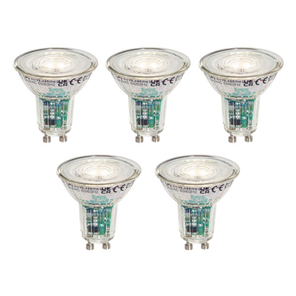 5 darabos intelligens GU10 50 mm-es LED izzókészlet