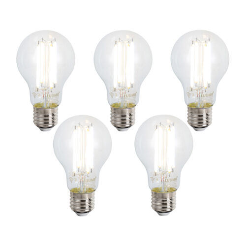 5 darabos okos E27 dimmelhető LED izzó készlet A60 átlátszó 7W 806 lm 2700-6500K