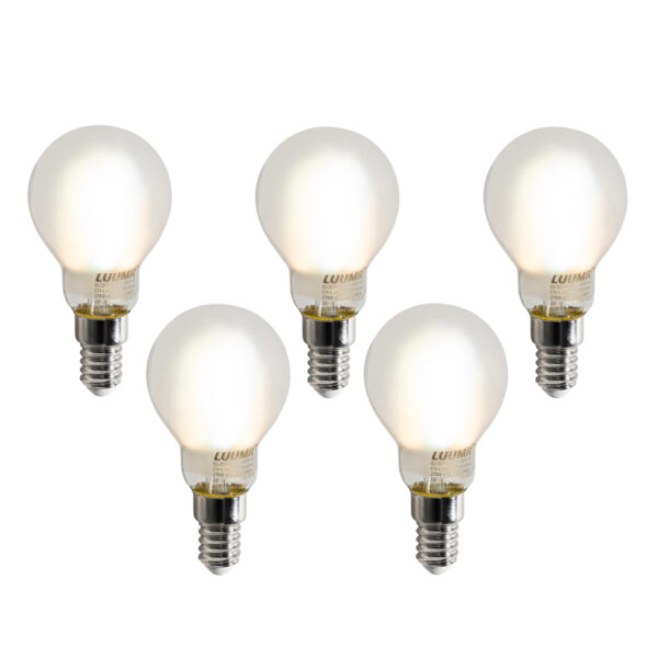 5 darabos Smart E14 LED izzó készlet P45 matt 4.2W 470 lm 2700-6500K