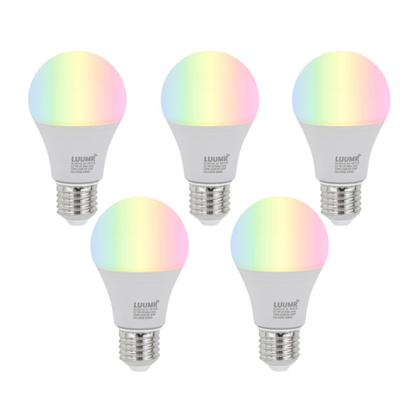 5 db E27 Dimmelhető LED Izzók A60 Opál 9W 806lm 2700-6500K