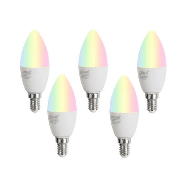 5 darabos E14 dimmelhető LED izzókészlet C37 Opál 4