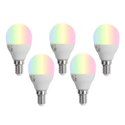 5 darabos E14 dimmelhető LED izzókészlet G45 Opál 4