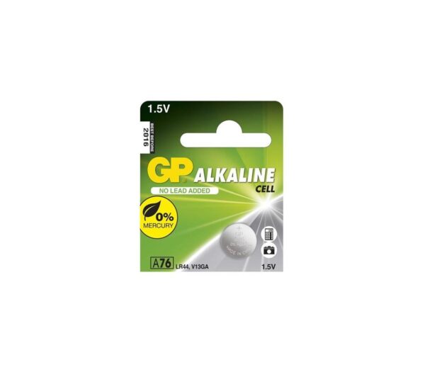 1 db Alkáli gombelem LR44 GP ALKALINE 1