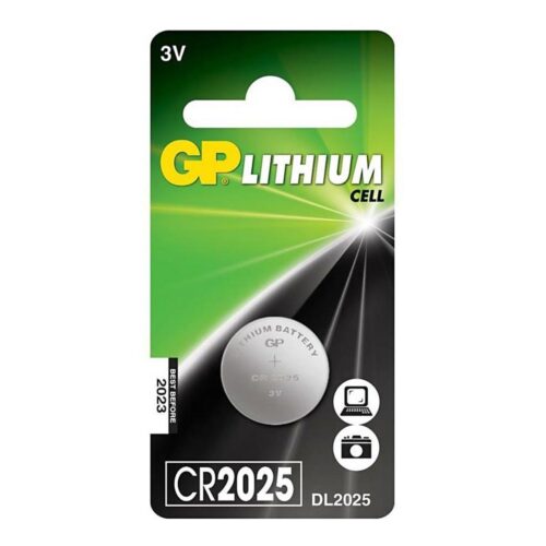 1 db Lítium gombelem  CR2025 GP 3V/170mAh