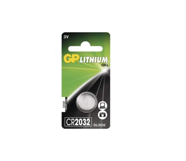 1 db Lítiumos gombelem CR2032 GP 3V/220mAh
