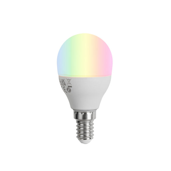 E14 Dimmelhető LED izzó G45 Opál 4.9W 470lm 2700-6500K
