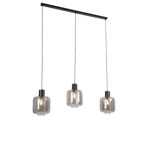 Design lógólámpa fekete füstüveggel 3-lámpás 161