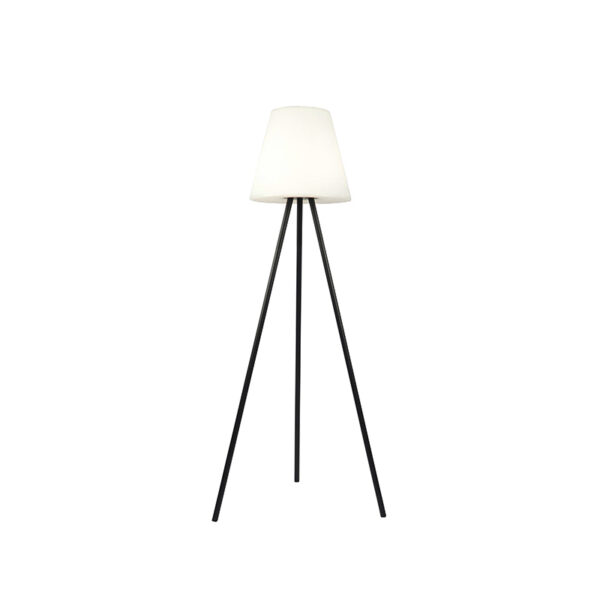 Modern kültéri állólámpa fekete IP44 LED-del