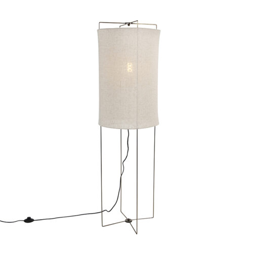 Design állólámpa bézs vászon búrával - Rich