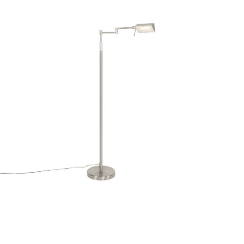 Design állólámpa acélból